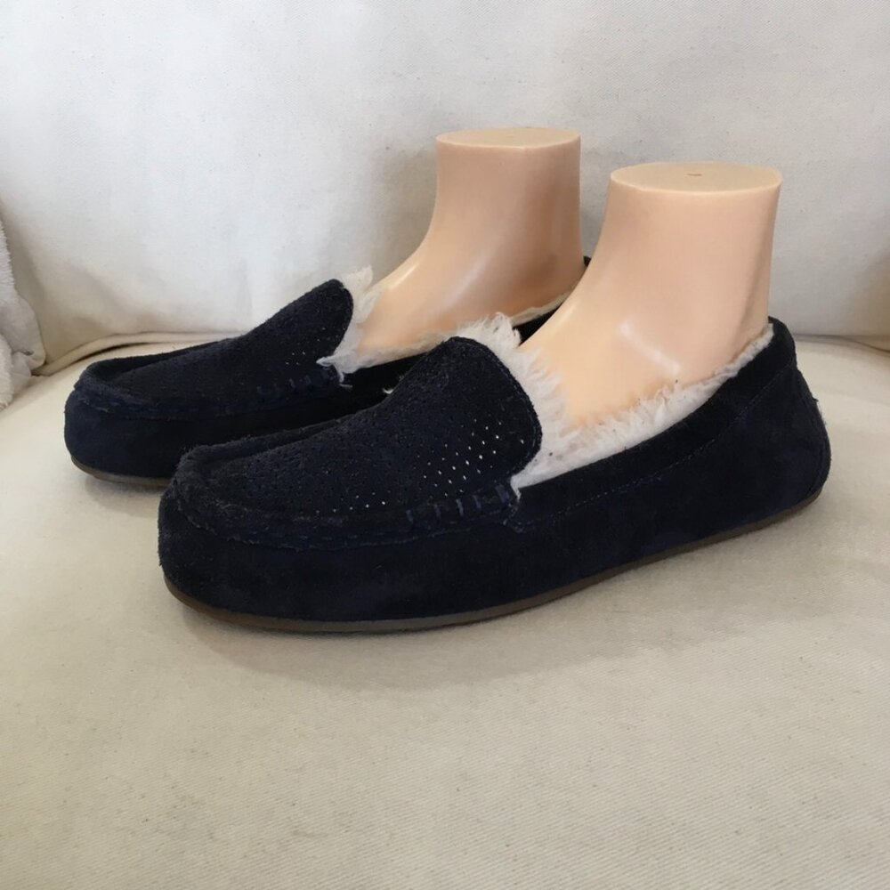 UGG Koolaburra Lezly PERF Navy Slippers Size 8